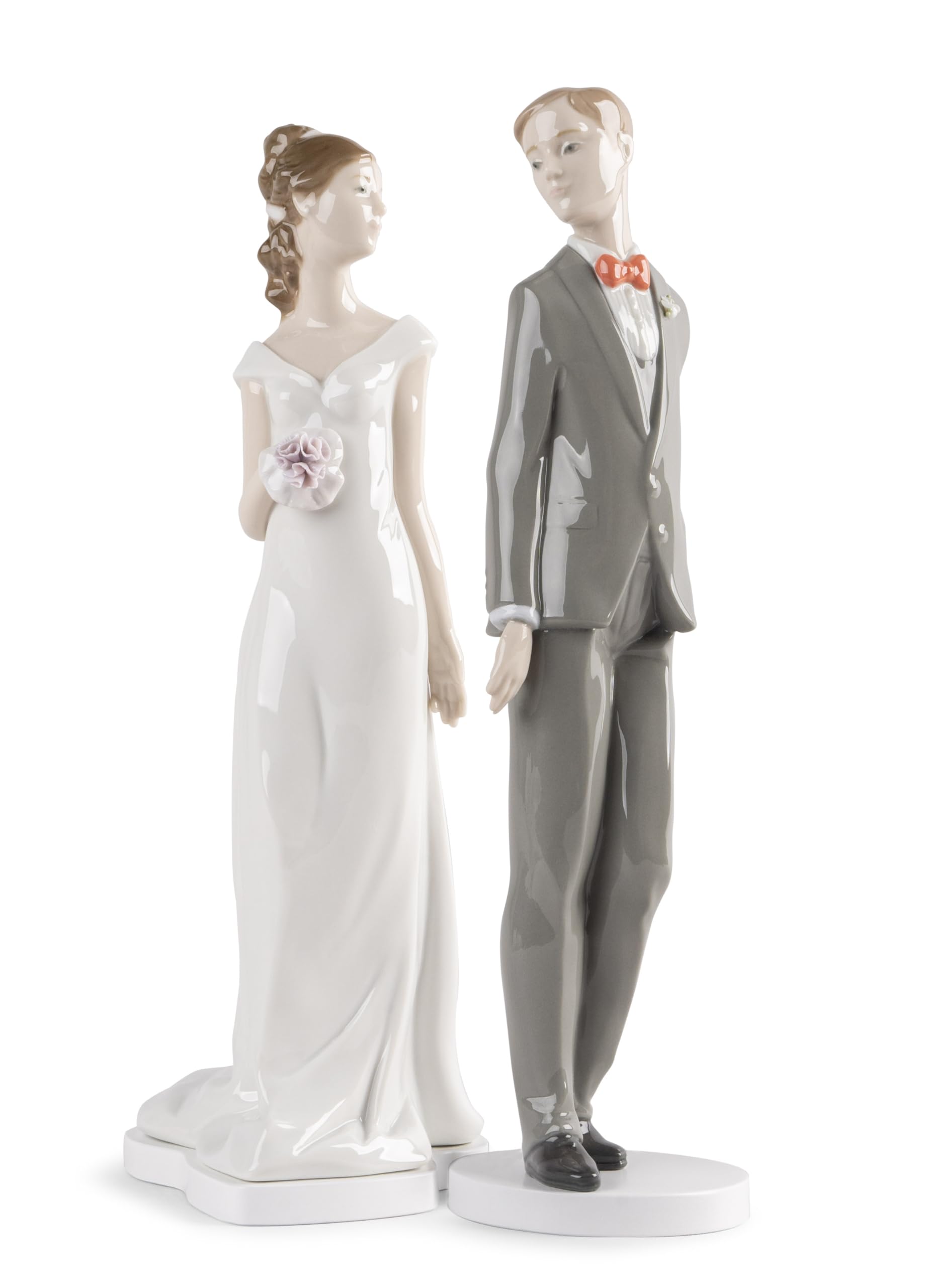 リヤドロ Lladro Bride & Groom Figurine #4808 Wedding Cake Topper